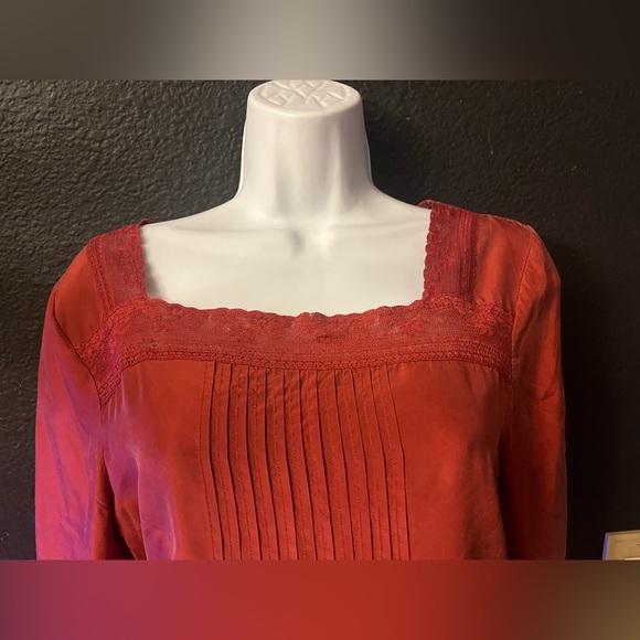 Sundance Silk Long sleeve blouse - Picture 5 of 11